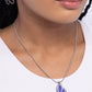 Detailed Dance - Blue necklace