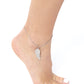Angelic Accent - White anklet