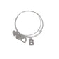 Making It INITIAL - Silver - B bracelet