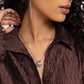 Low-Key Lunar - Silver necklace