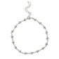 Starry Swing Dance - Silver anklet