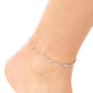 Starry Swing Dance - Silver anklet