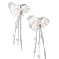 Graceful Gesture - White earrings