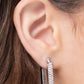 Generating Glitter - White earrings