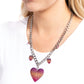For the Most HEART - Pink necklace
