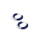 Pivoting Paint - Blue earrings