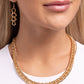 Industrial Ideology - Gold necklace