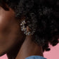 Floral Flamenco - Silver earrings