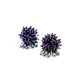 Streamlined Sass - Purple earrings