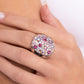 Pampered Pattern - Pink ring