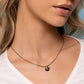 Seashell Simplicity - Brass necklace