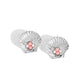 Oyster Opulence - Orange earrings
