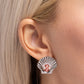 Oyster Opulence - Orange earrings