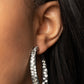 GLITZY By Association - Gunmetal earrings Blockbuster