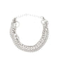 Brilliantly Beaming - White Bracelet
