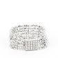 Star-Studded Showcase - White bracelet