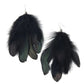 I Boa to no one Black Earrings