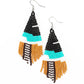 Summer Heat - Black  Earrings