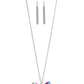 The Social Butterfly Effect - Purple necklace