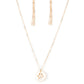 Think PAW-sitive - Gold necklace