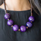 Oh My Miami - Purple - Necklace vintage