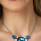 Cosmic Coronation - Blue necklace
