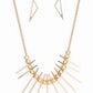 Fully Charged-gold necklace