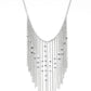 First Class Fringe - Silver necklace