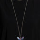 The Social Butterfly Effect - Purple necklace