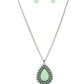 Necklace ~ DROPLET Like Its Hot - Green