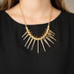 Fully Charged-gold necklace