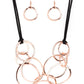 Spiraling Out of COUTURE - Copper necklace