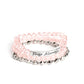 Pray Always pink bracelet