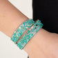 Paparazzi CRUSH To Conclusions - Green bracelet