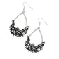 Crash Landing - silver earrings