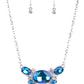 Cosmic Coronation - Blue necklace