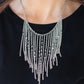 First Class Fringe - Silver necklace
