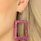 World FRAME-ous - Pink earrings
