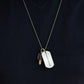 Necklace ~ Proud Patriot - Brass(vintage)