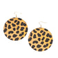 Paparazzi Earring ~ Doing GRR-eat - Brown earrings