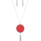 Wondrously Woven Red Necklace