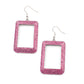 World FRAME-ous - Pink earrings