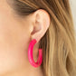 Earring ~ Woodsy Wonder - Pink