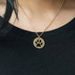 Think PAW-sitive - Gold necklace