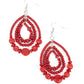 Earring ~ Prana Party - Red