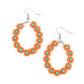 Festively Flower Child - Orange earrings
