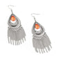 Earring ~ Scattered Storms - Orange