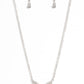 Baroque Butterfly - White necklace