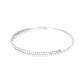 Sleek Sparkle - White bracelet