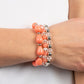 Beachside Brunch - Orange bracelet